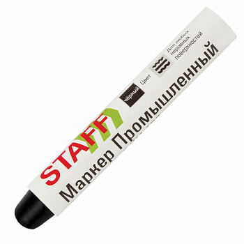 Маркер для промышленной маркировки STAFF ПМ-100 твердый, 5-18мм, черный