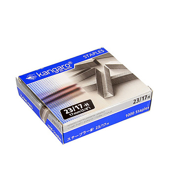Скобы для степлера №23/17 1000шт до 160л Kangaro