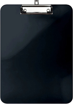 Планшет А4 LAMARK, пластик с 1 прижимом, сверхпрочный, черный