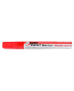 Маркер-краска лаковый (paint marker) PROF-PRESS 2мм, красный