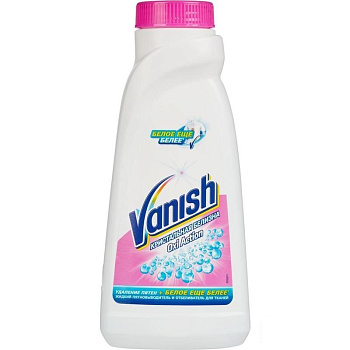 Средство для удаления пятен VANISH OxiAction Кристальная белизна 450мл, для белых тканей