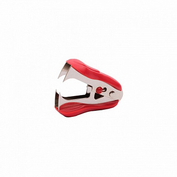 Антистеплер для скоб №10, 24/6, 26/6 с фиксатором LAMARK, красный