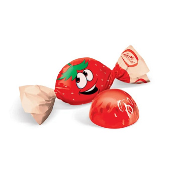 Конфеты жевательные ЖИВИНКА Клубника и йогурт, 1кг