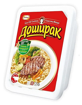 Лапша ДОШИРАК со вкусом говядины, 90г