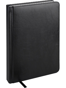 Ежедневник недатированный А5 PROF-PRESS Everyday Chronicles, под кожу, черный, 160л