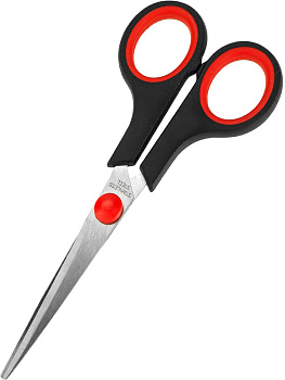 Ножницы 17,3см прорезиненные ручки PROFIT