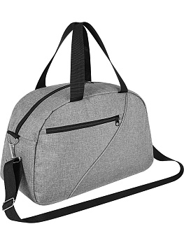 Сумка тканевая спортивная PROF-PRESS, с ремнем, серая