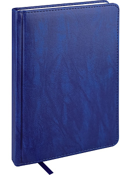Ежедневник недатированный А5 PROF-PRESS Everyday Chronicles, под кожу, синий, 160л