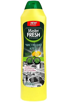 Чистящий крем MASTER FRESH Аромат Лимона 500мл