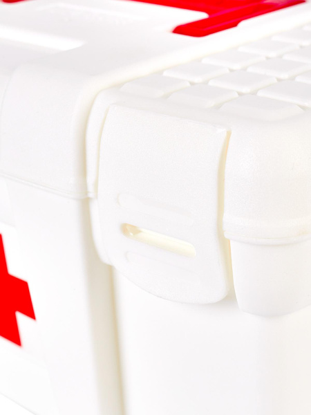 2_Аптечка домашняя органайзер для хранения, 38_21_19,5см Keeplex Family doctor, белая