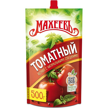 Кетчуп МАХЕЕВЪ Томатный 500г