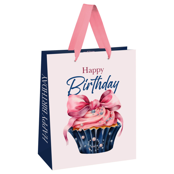 Пакет подарочный ламинированный 18_10_23см MESHU Cake