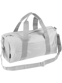 Сумка тканевая спортивная PROF-PRESS O'MyBag, с ремнем, водонепроницаемая, серая