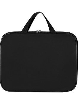 Папка на молнии с ручками А4 PROF-PRESS, текстиль, черная