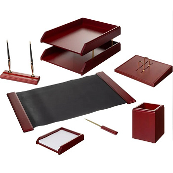 Набор настольный M7C-7A, 7 предметов, красное дерево