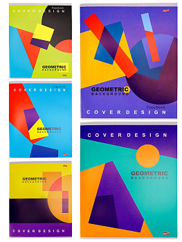 Тетрадь А4 48л клетка, скоба PROFIT Абстракция