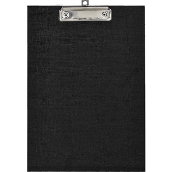 Планшет А4 Attache, картон/ПВХ с 1 прижимом, черный