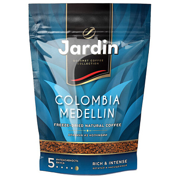 Кофе растворимый 150гр JARDIN Colombia Medellin (Колумбия Меделлин) №5, сублимированный