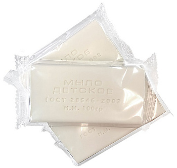 Мыло туалетное Детское 100г, антибактериальное, в обертке