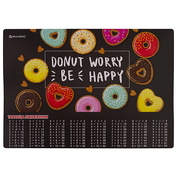 Настольное покрытие А3+ BRAUBERG Donut, пластик