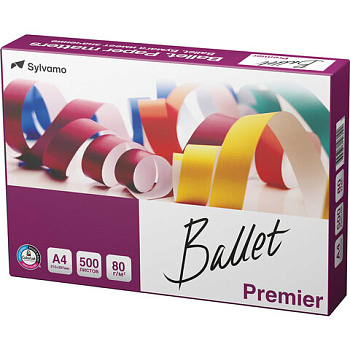 Бумага для офисной техники А4 BALLET Premier 80г/м2 500л