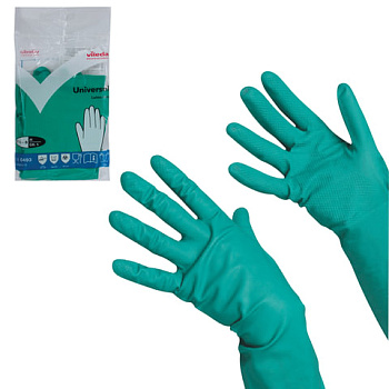 Перчатки нитриловые M VILEDA универсальные, антиаллергенные