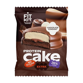 Десерт глазированный FIT KIT Protein Cake Шоколадный фондан, 50г