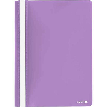 Папка-скоросшиватель deVENTE Pastel А4 пластик, прозрачный верхний лист, сиреневая