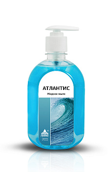 Мыло жидкое 500мл ГЕНИКС Атлантис, с антисептическим эффектом