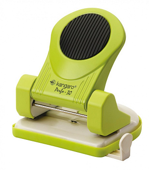 Дырокол до 30л Kangaro Perfo-30, салатовый