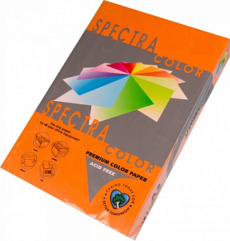 Бумага цветная А4 80 г/м2 оранжевая интенсив (шафрановая) (Deep Saffron №240) 500л Spectra