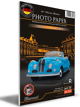 Фотобумага двусторонняя А4 130г/м2 глянцевая 50л Revcol