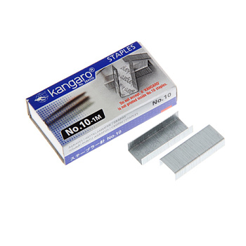 Скобы для степлера №10 1000шт до 20л Kangaro