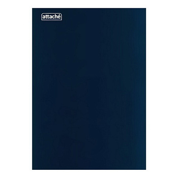 Книга учета А4 96л линия, обложка бумвинил, блок офсетный Attache