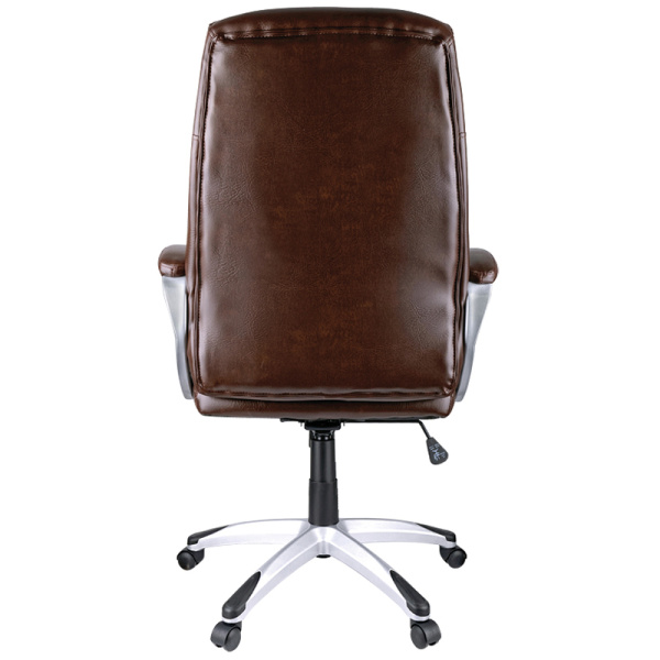 4_Кресло офисное, экокожа, HELMI HL-E06 Balance, коричневое