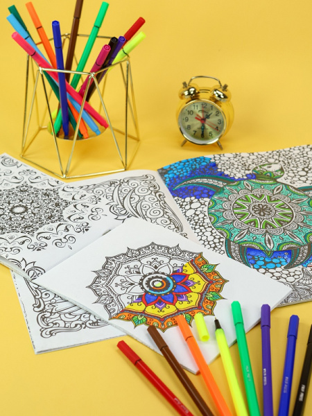 7_Набор капиллярных ручек (линеров) PROF-PRESS 6шт, ассорти